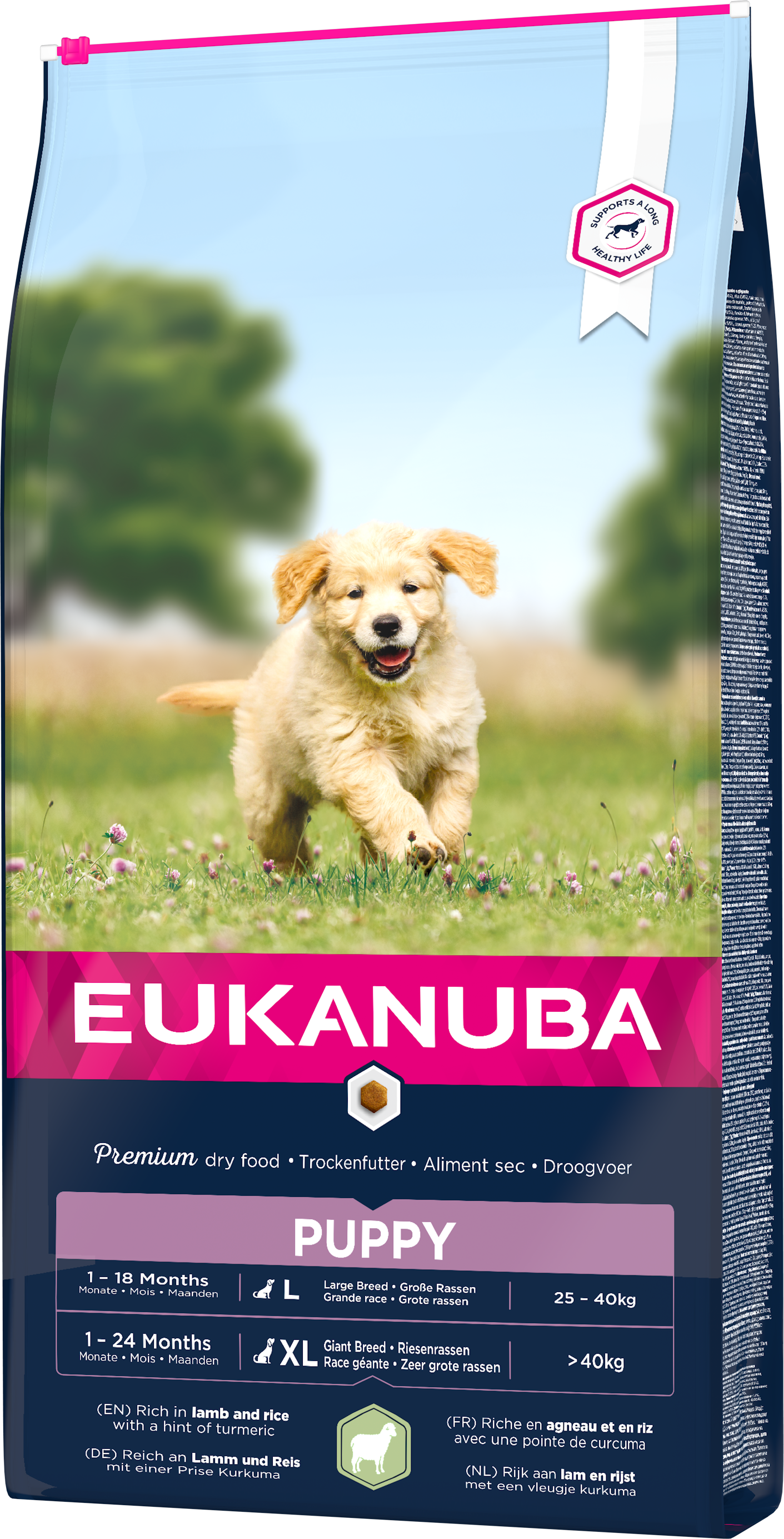 Ennakkotilaus: Eukanuba Dog Puppy L/XL lammas-riisi 12 kg