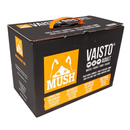 MUSH Vaisto Musta 10 kg