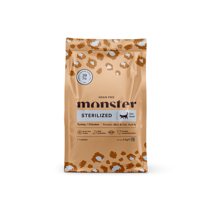 Monster Cat Grain Free Sterilized Turkey/Chicken